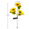 Solar Sunflower Garden Light 5