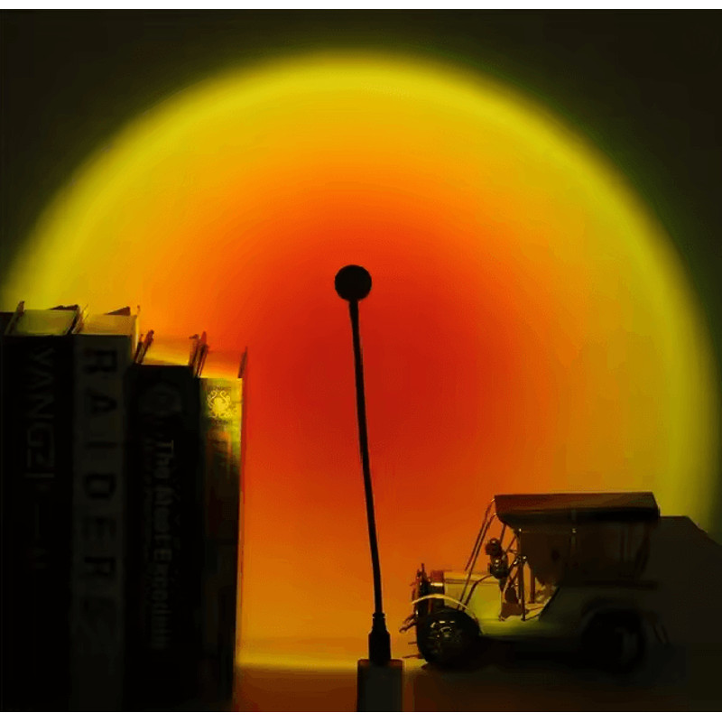 USB Sunset Projection Night Light 7
