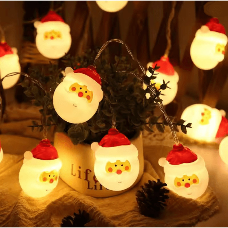 Christmas LED Character Garland Lights 0
