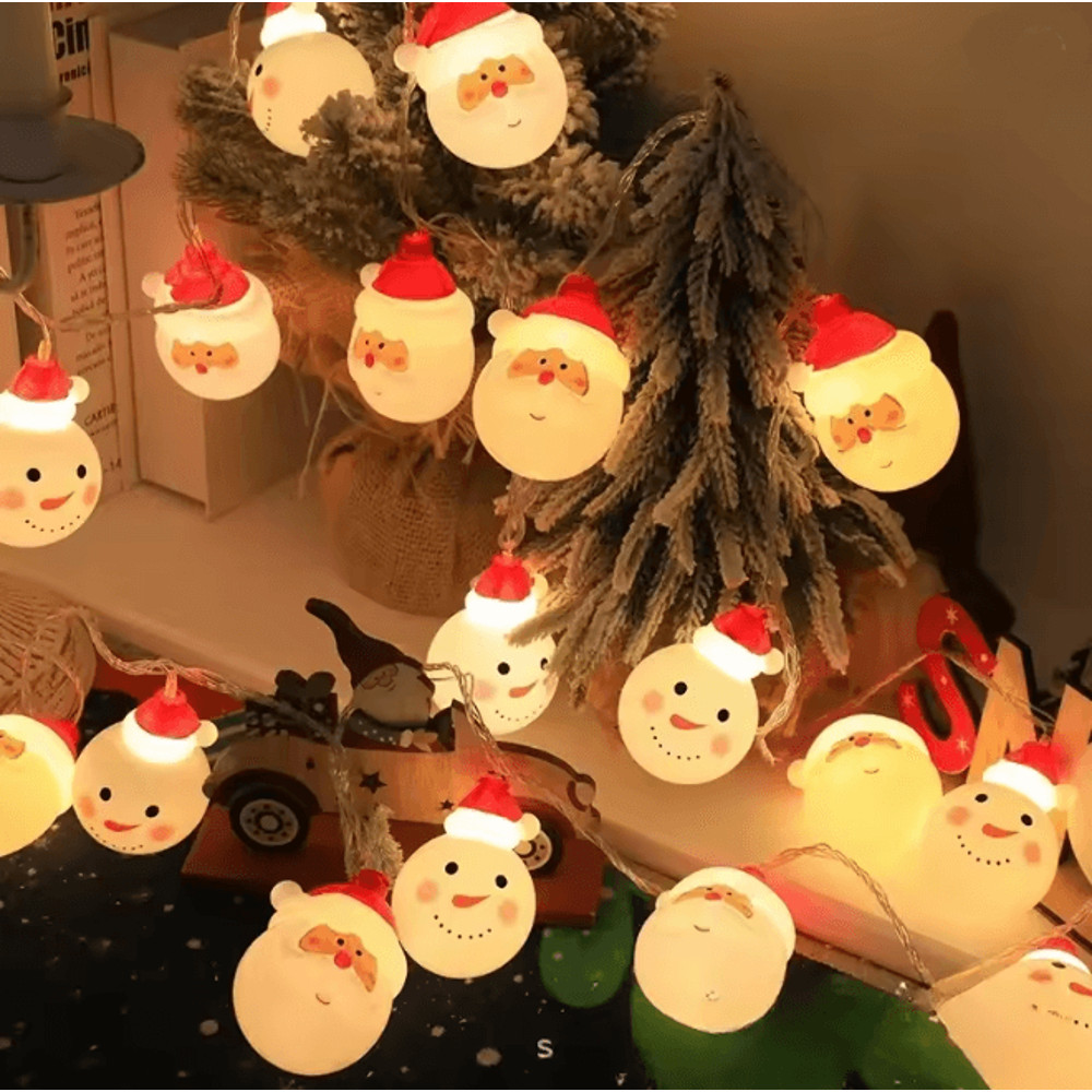 Christmas LED Character Garland Lights 1