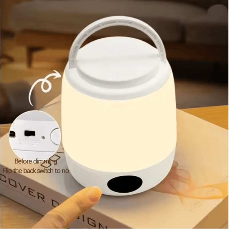 Rechargeable Touch Dimmable Bedside Lamp 1
