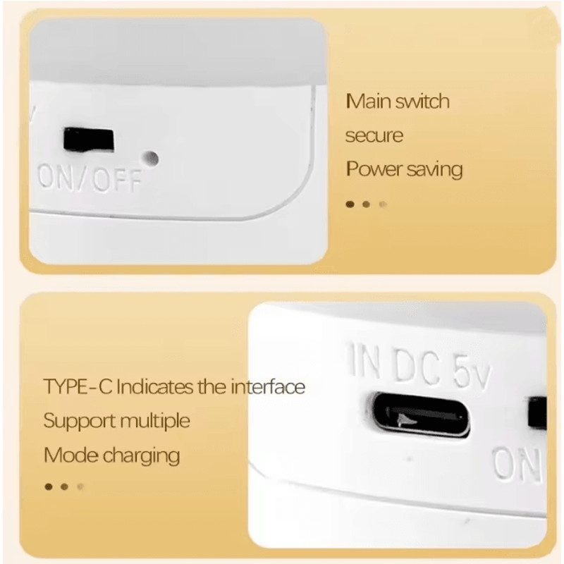 Rechargeable Touch Dimmable Bedside Lamp 2