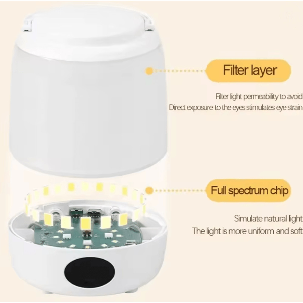 Rechargeable Touch Dimmable Bedside Lamp 3