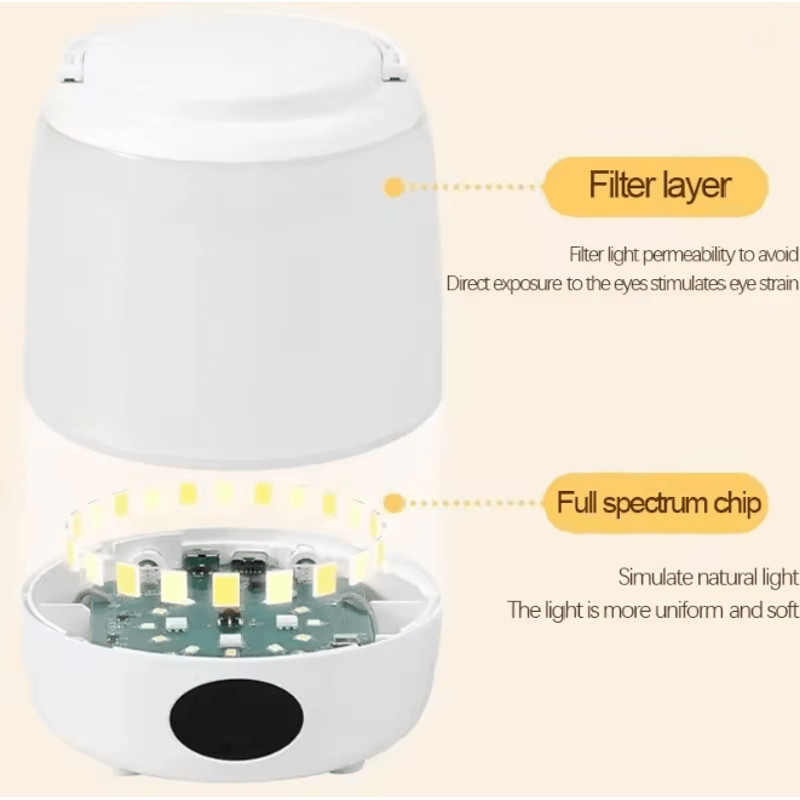 Rechargeable Touch Dimmable Bedside Lamp 3