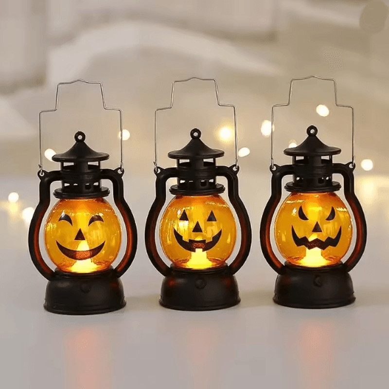 Halloween Pumpkin Ghost Lantern 2