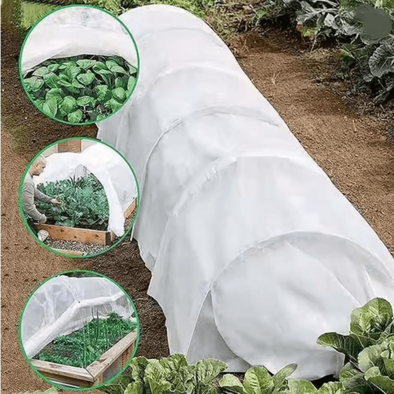 GardenShield Winter Plant Cover 10x30ft Frost Cloth Fabric Sheeting 0