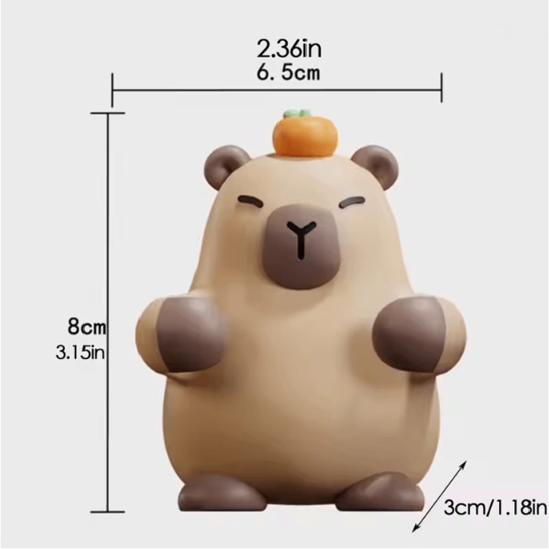 Capybara Wall Toothbrush Holder Adhesive Toothbrush Hanger 3