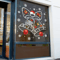 Christmas Holiday Window Decor Sticker Clock Design 2