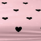 Heart Geometry Printed Matte Fitted Bed Sheet 2