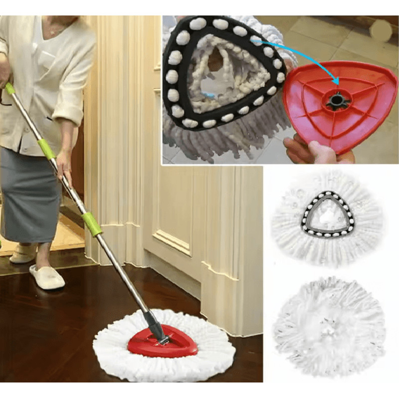 Easy Clean Microfiber Mop Head Replacement Refill 1