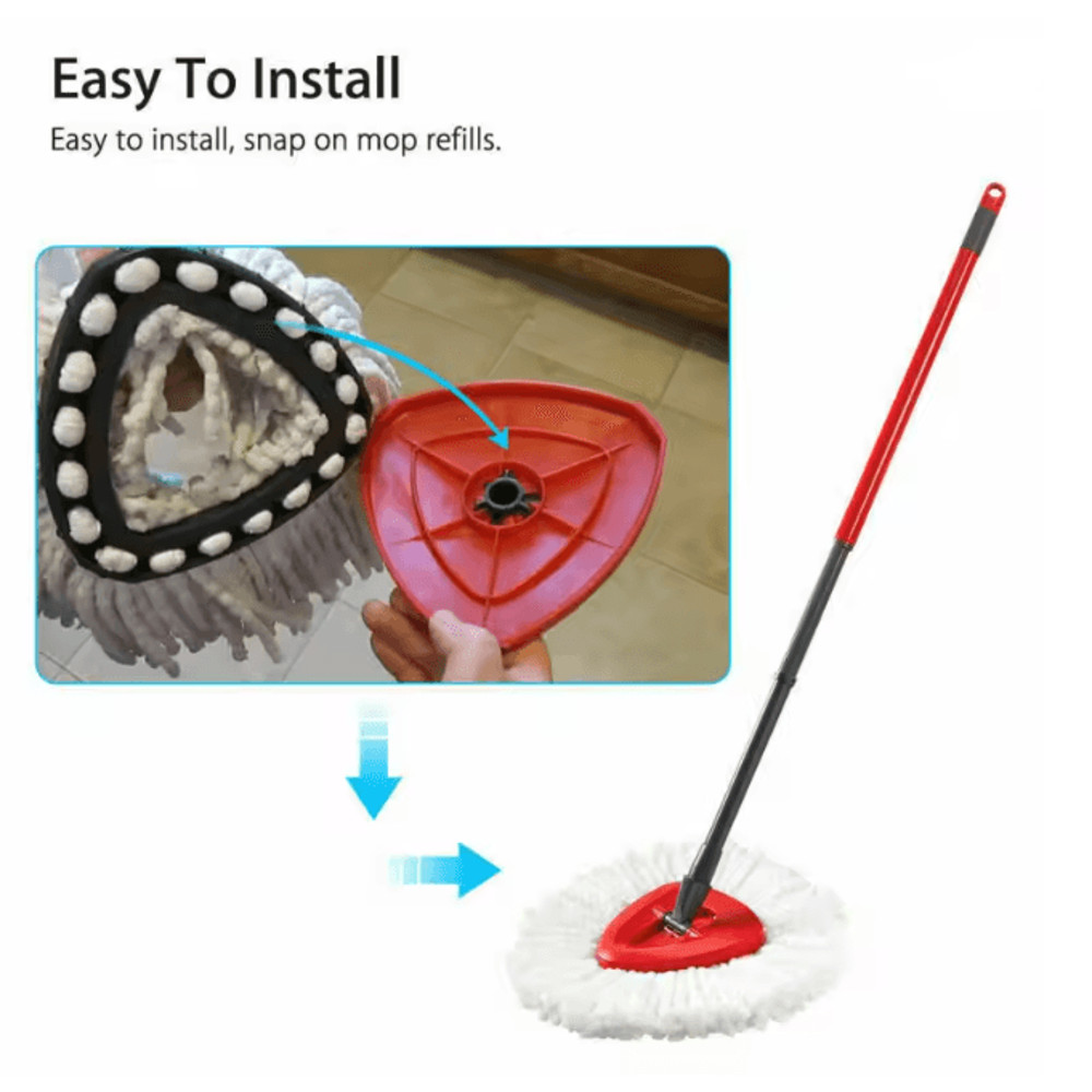 Easy Clean Microfiber Mop Head Replacement Refill 2
