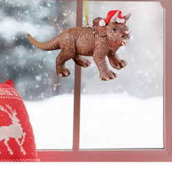 dinosaur christmas tree hanging ornament