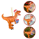 Dinosaur Christmas Tree Hanging Ornament 1
