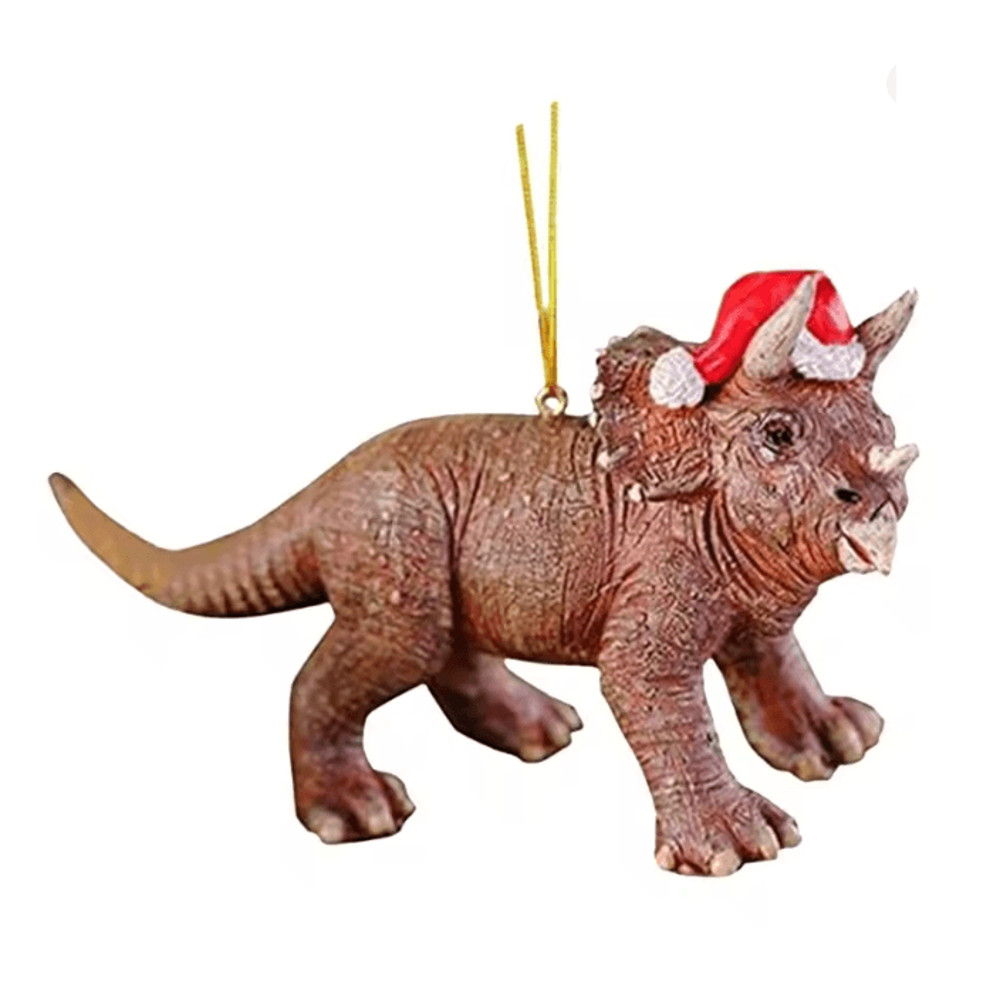 Dinosaur Christmas Tree Hanging Ornament 6