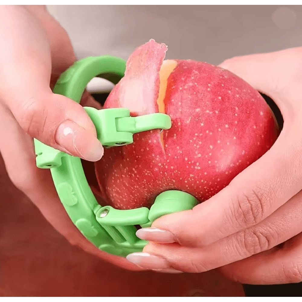 Rotating Quick Peel Fruit Peeler With Non Slip Grip 0