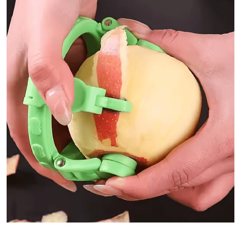 Rotating Quick Peel Fruit Peeler With Non Slip Grip 2