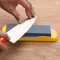 Double Sided Diamond Knife Sharpening Stone With Non Slip Base 0