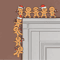 Gingerbread Man Wooden Christmas Door Corner Decoration 0
