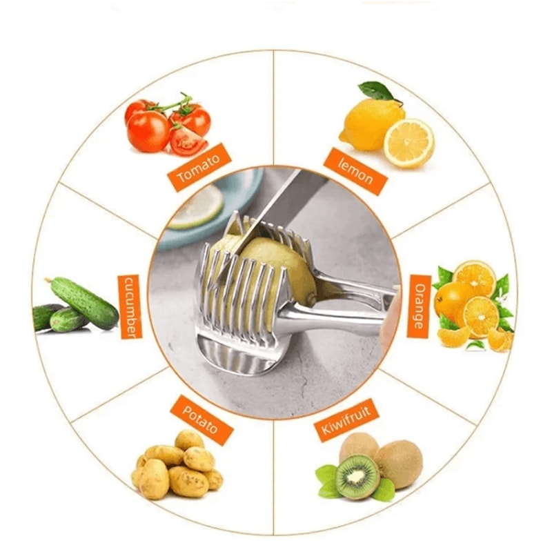 Stainless Steel Handheld Fruit And Vegetable Slicer Clip 2