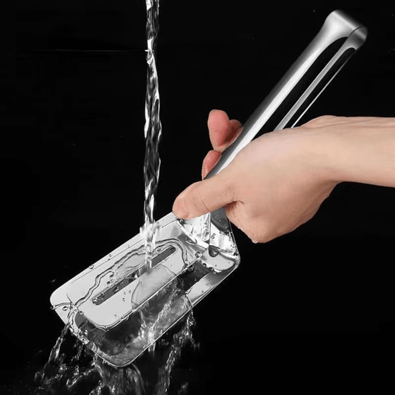 Stainless Steel Steak And Food Clamp Tongs For Cooking And BBQ 3