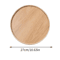 Round Wooden Serving Tray For Home And Kitchen 5