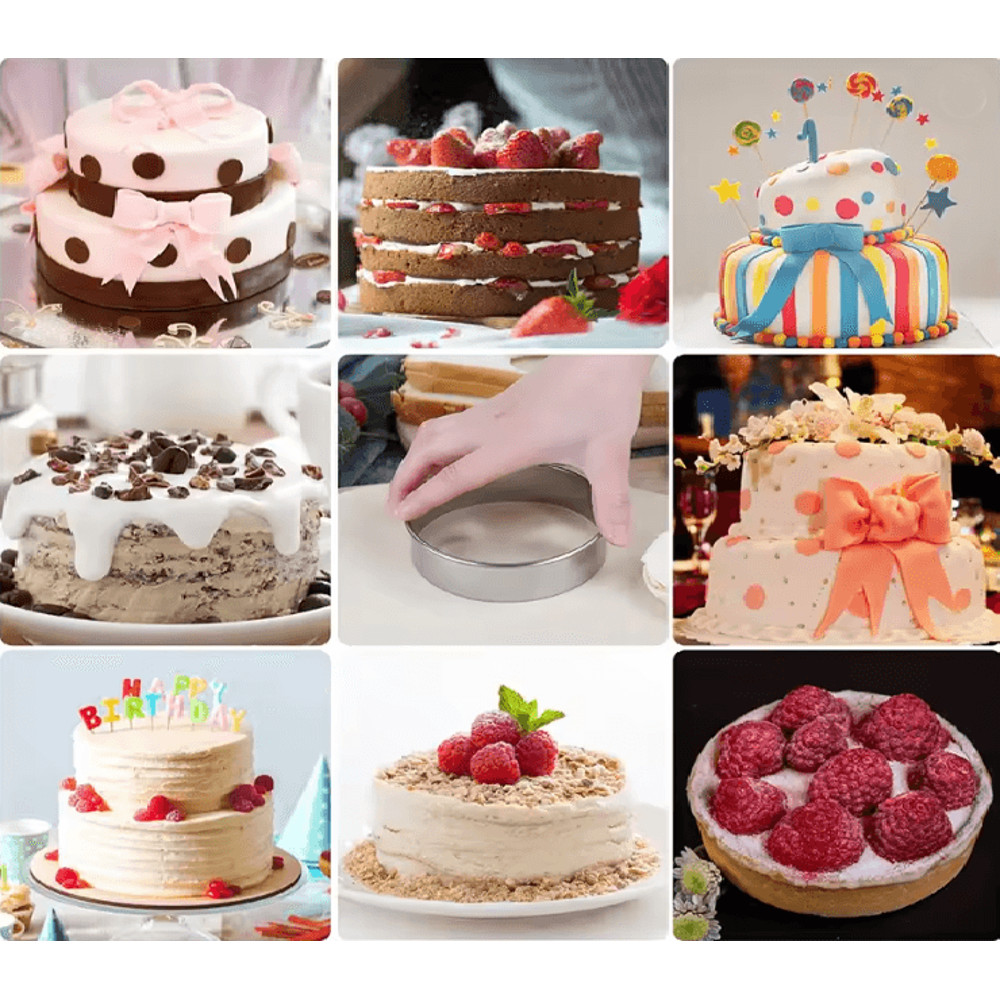 Stainless Steel Biscuit And Dough Cutting Mold Set 4