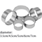 Stainless Steel Biscuit And Dough Cutting Mold Set 5