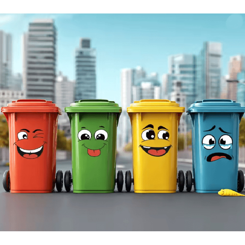 Cartoon Face Stickers Set For Home Decoration 0