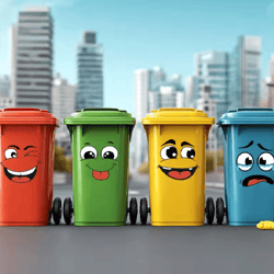 cartoon face stickers set for home decoration