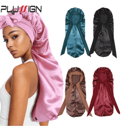 soft silky satin bonnet for natural and curly hair