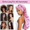 Soft Silky Satin Bonnet For Natural And Curly Hair 2