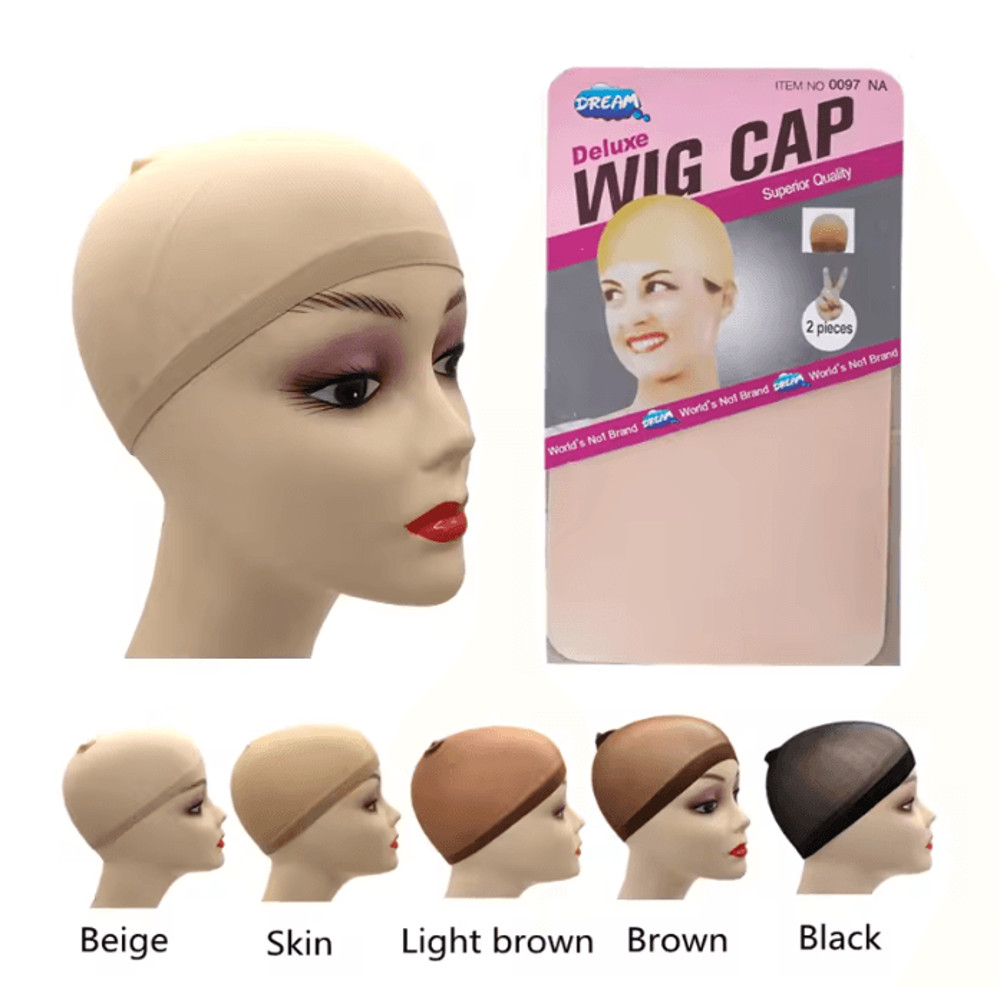 Ventilated Nylon Mesh Wig Cap Set 1