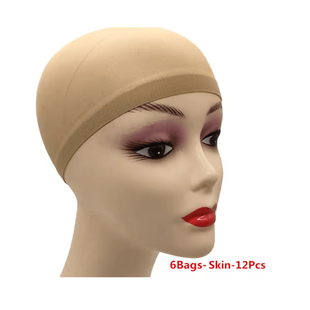 Ventilated Nylon Mesh Wig Cap Set 8