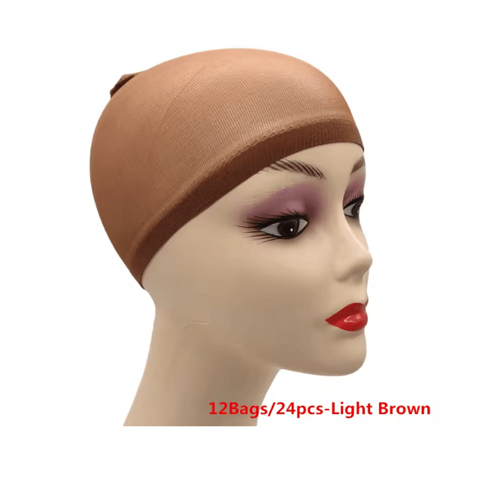 Ventilated Nylon Mesh Wig Cap Set 14