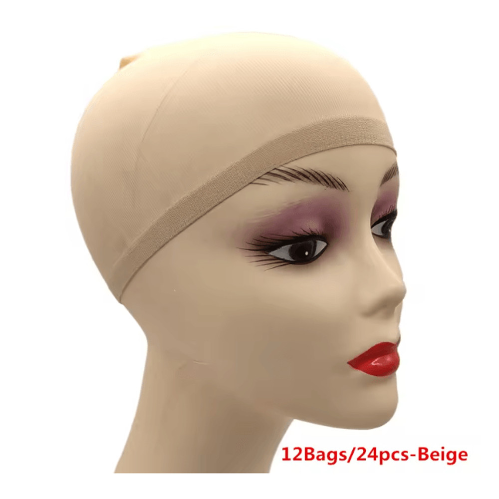 Ventilated Nylon Mesh Wig Cap Set 15