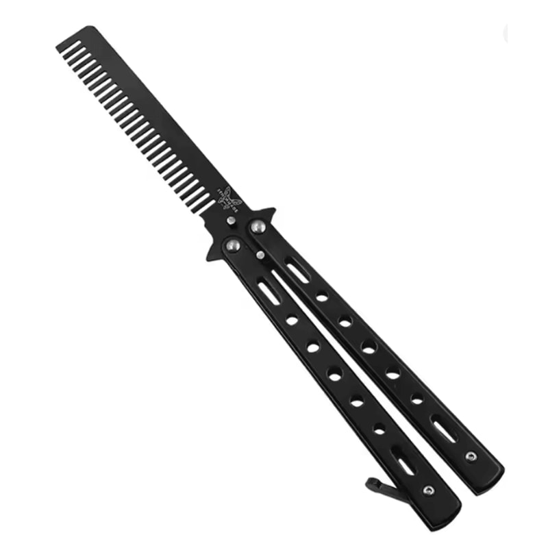 Foldable Training Butterfly Comb For Hair And Beard Styling 4