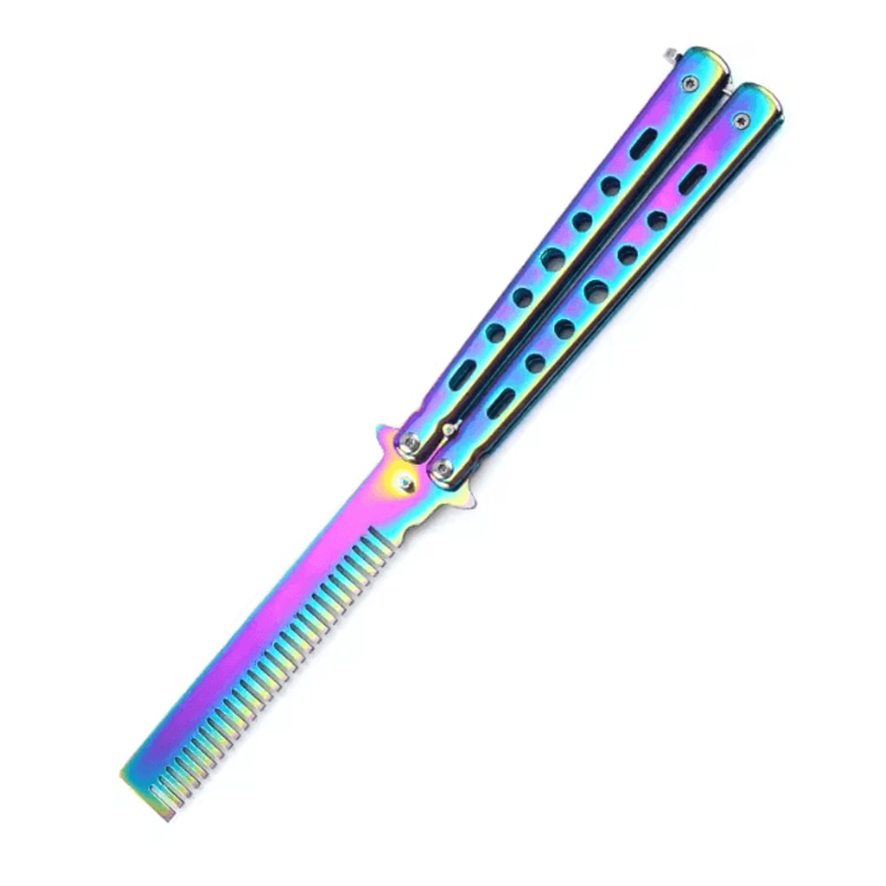 Foldable Training Butterfly Comb For Hair And Beard Styling 5