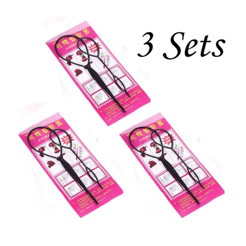 Ponytail Styling Loop Set For Easy Topsy Tail Hair Designs 4