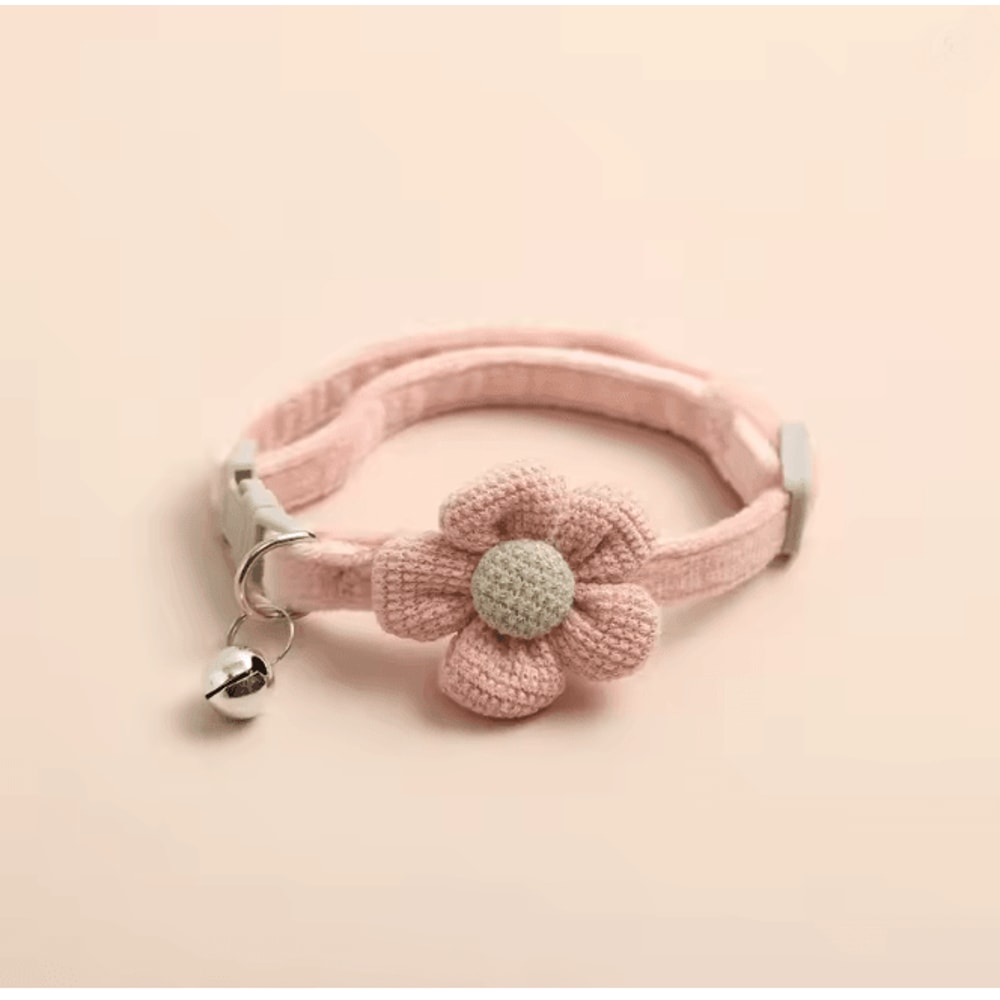 Cute Flower Cat Collar With Adjustable Buckle And Bell 7