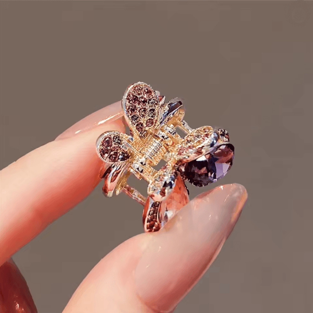 Elegant Butterfly Rhinestone Hair Clip 3