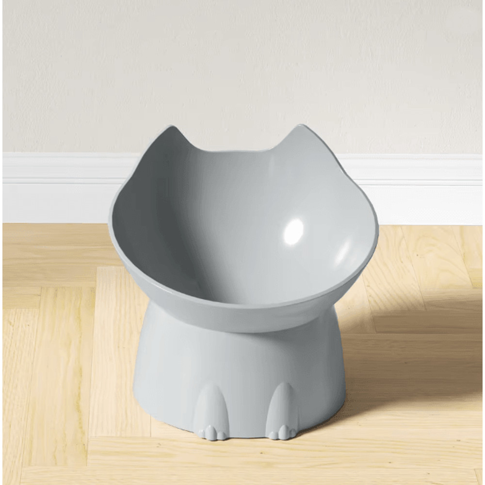 Elevated Cat Bowl With Tilted Anti Tip Design 4