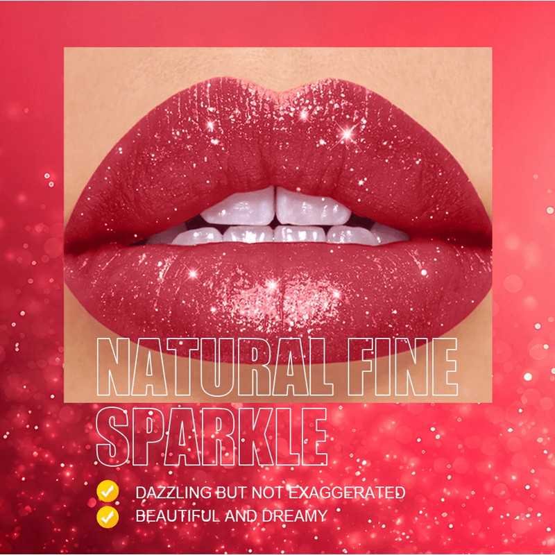 Pearl Pink Glitter Velvet Lipstick 0