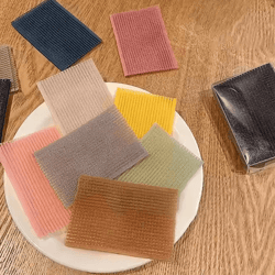 bangs hair sticker pads for quick styling and makeup prep