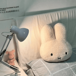 cute plush bunny pillow for kids and home decor