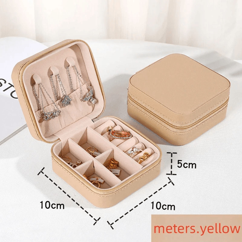 Mini Travel Jewelry Storage Box For Earrings Rings And Necklaces 8
