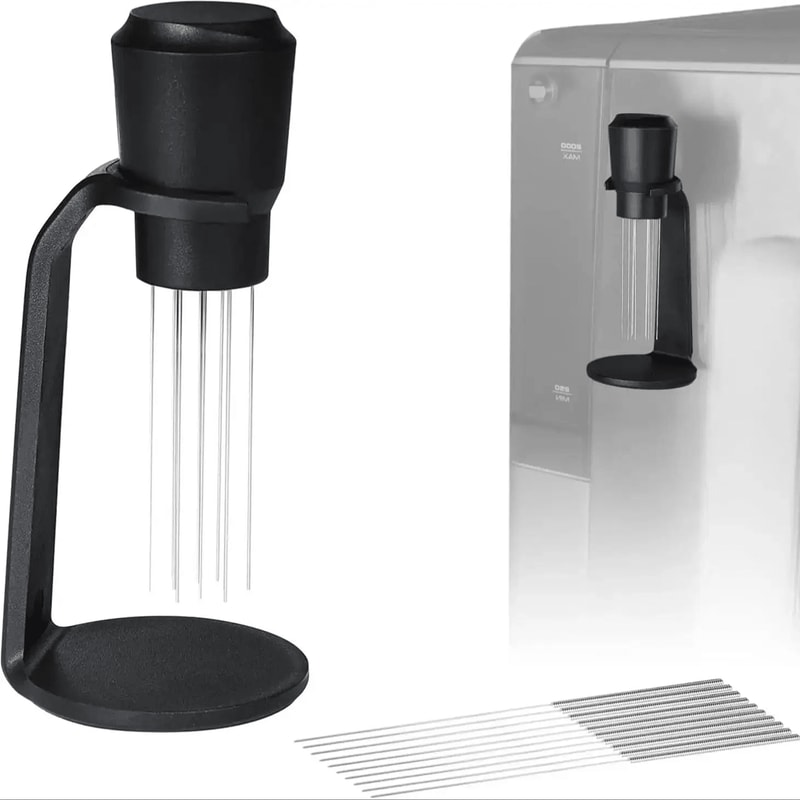 Upgraded Espresso WDT Tool With Magnetic Base And Replacement Needle 0