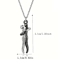 Black Hug Pendant Necklace For Couples And Everyday Style 4