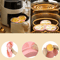 Silicone Three Cavity Air Fryer Egg Mold 1