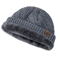 Winter Knit Plush Lined Beanie Hat 1