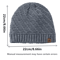 Winter Knit Plush Lined Beanie Hat 3